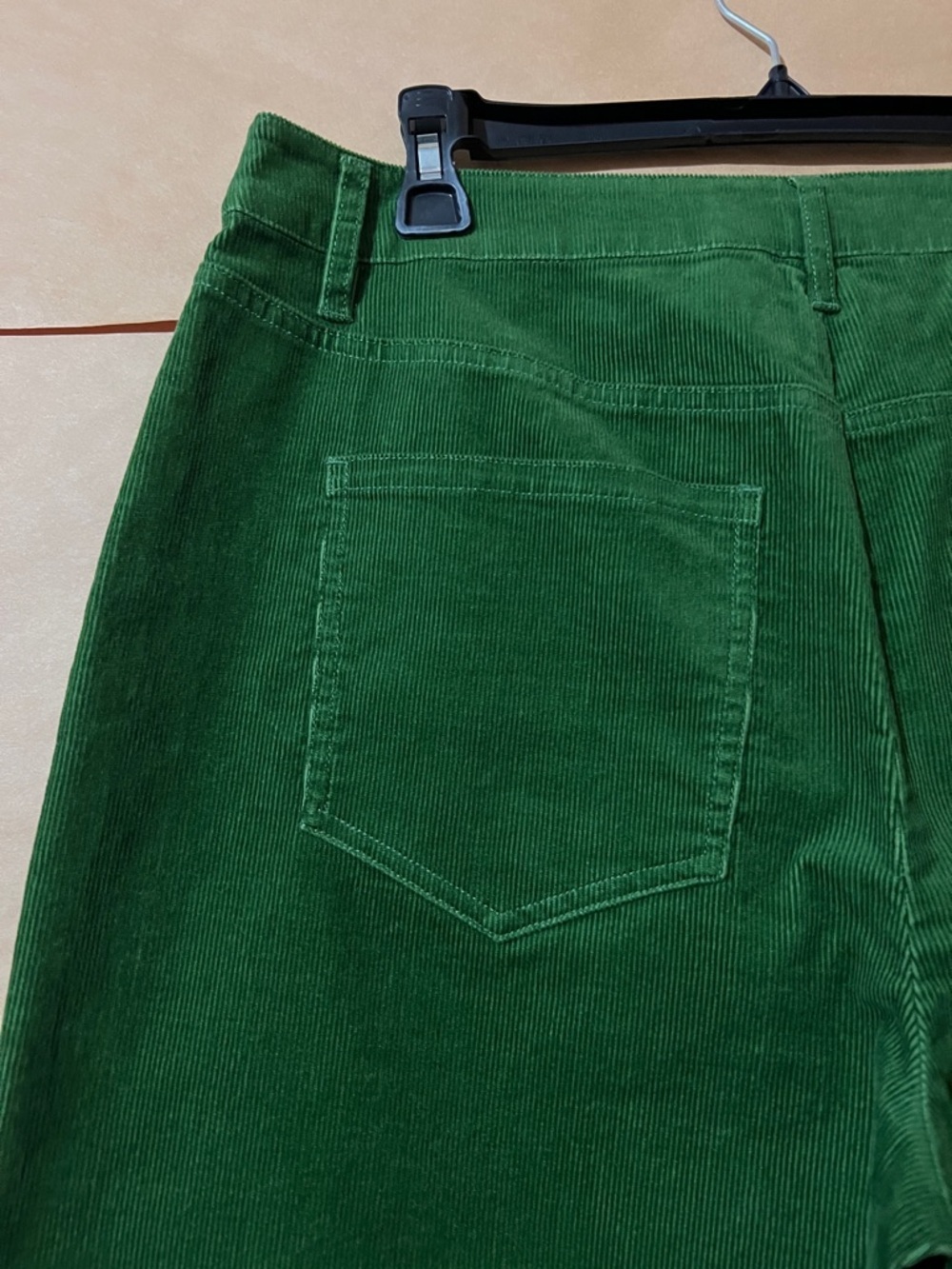 Boden | NWT High Rise Straight Cord Jeans Wide Leg Corduroy Green Size 10 - Picture 9 of 11